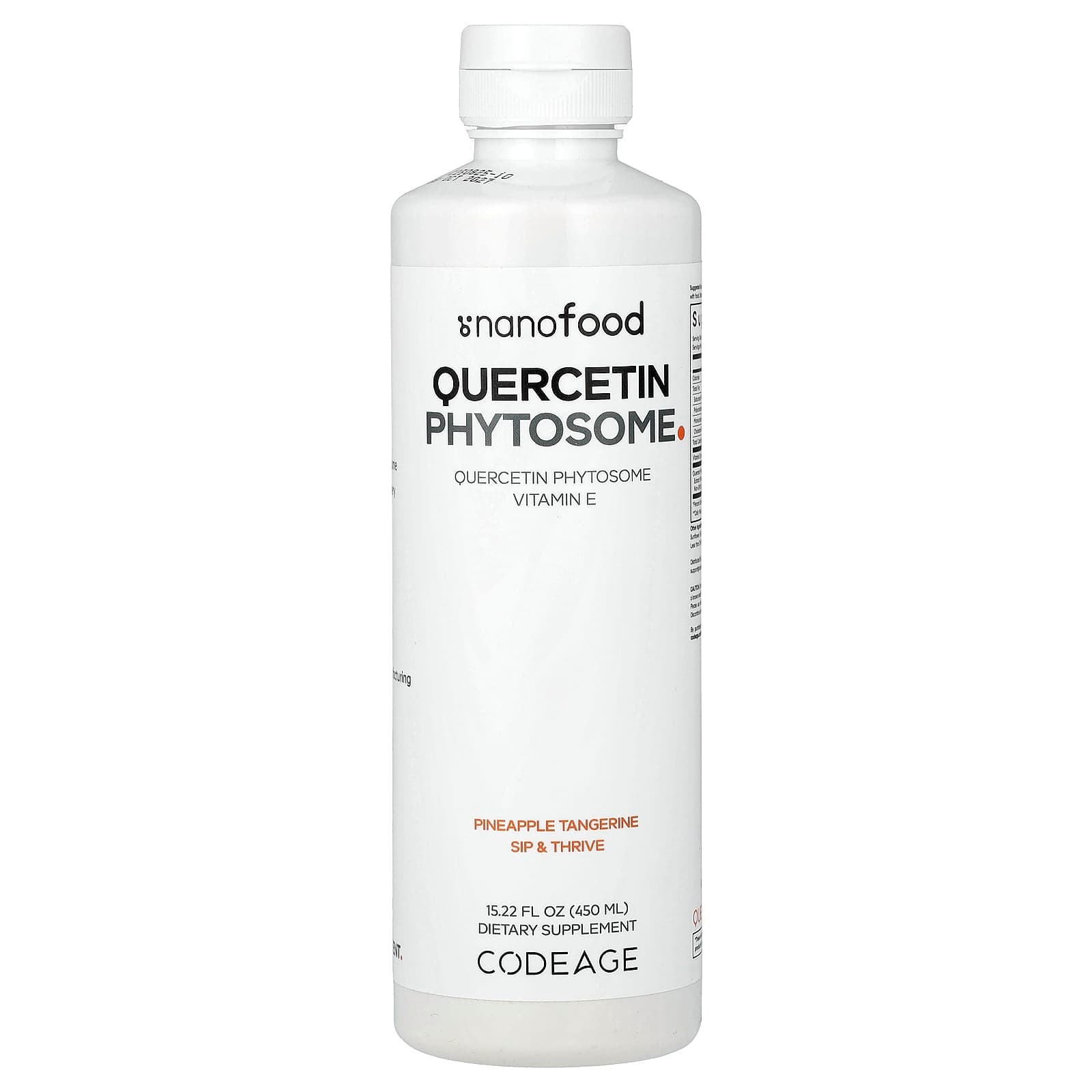 Codeage, Quercetin Phytosome, Pineapple Tangerine, 15.22 fl oz (450 ml)