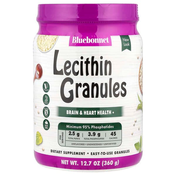 Bluebonnet Nutrition, Lecithin Granules, Unflavored, 12.7 oz (360 g) photo