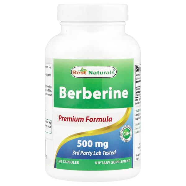 Best Naturals, Berberine, 500 mg, 120 Capsules photo