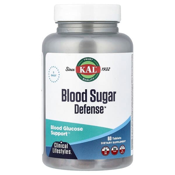 KAL, Blood Sugar Defense™, 60 Tablets photo
