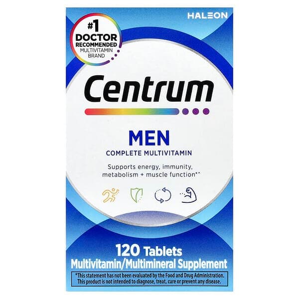 Centrum, Men Complete Multivitamin, 120 Tablets photo