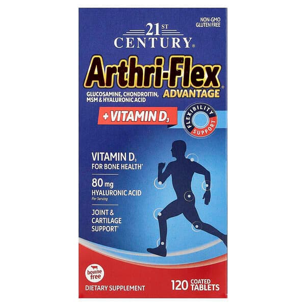 21st Century, Arthri-Flex Advantage® + Vitamin D3, 120 Coated Tablets photo