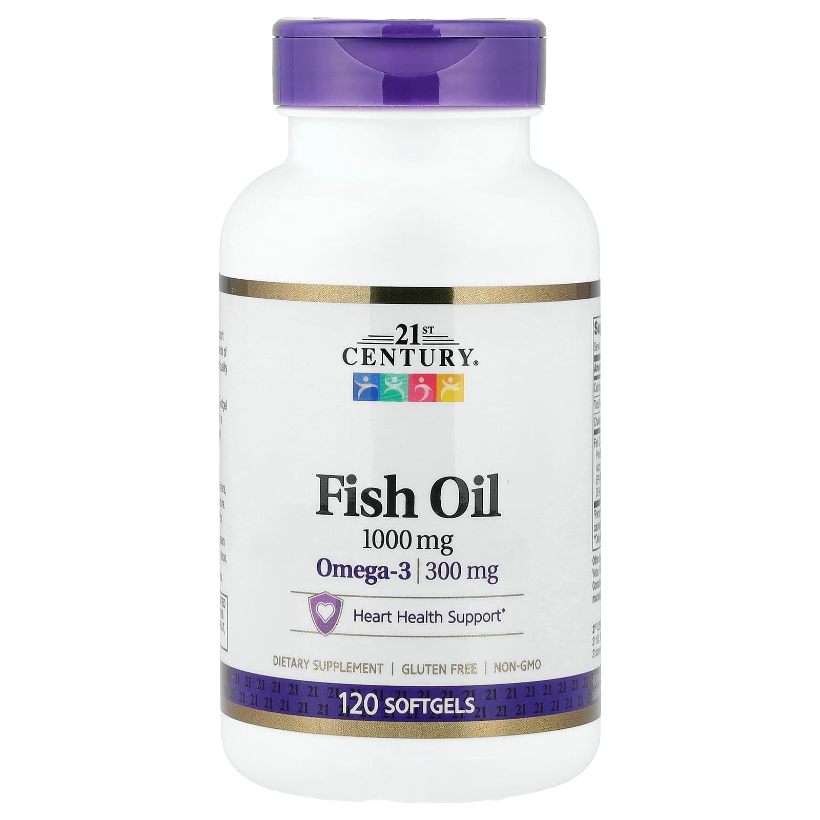 21st Century, Fish Oil, 1,000 mg, 120 Softgels