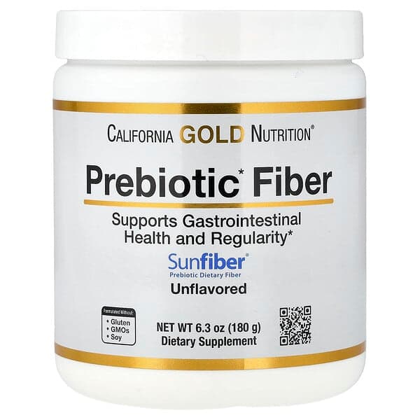 California Gold Nutrition, Prebiotic Fiber, 6.3 oz (180 g) photo