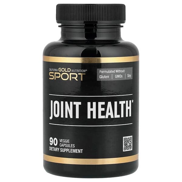 California Gold Nutrition, Sport, Joint Health with MSM, Glucosamine HCL, Chondroitin Sulfate, Turmeric and Boswellia, 90 Veggie Capsules photo