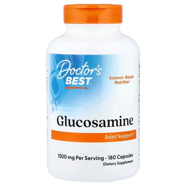 Doctor's Best, Glucosamine, 180 Capsules (750 mg per Capsule) photo