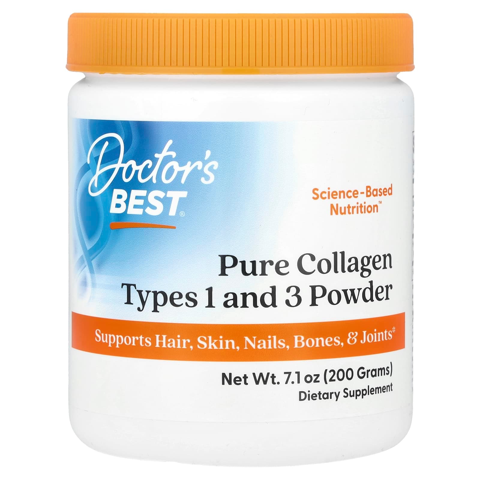 Doctor's Best, Pure Collagen Types 1 and 3 Powder, 7.1 oz (200 g)