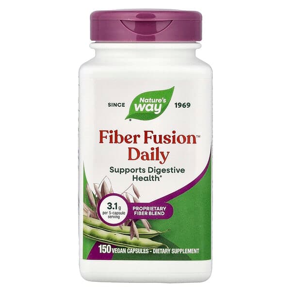 Nature's Way, Fiber Fusion™ Daily, 150 Vegan Capsules photo