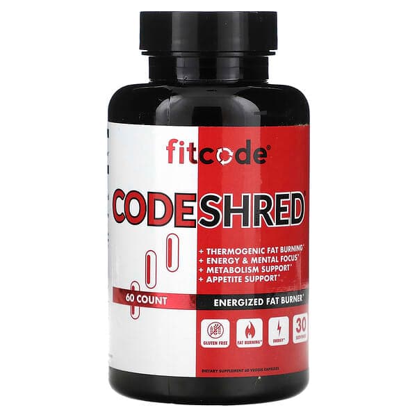 fitcode, CodeShred , 60 Veggie Capsules photo