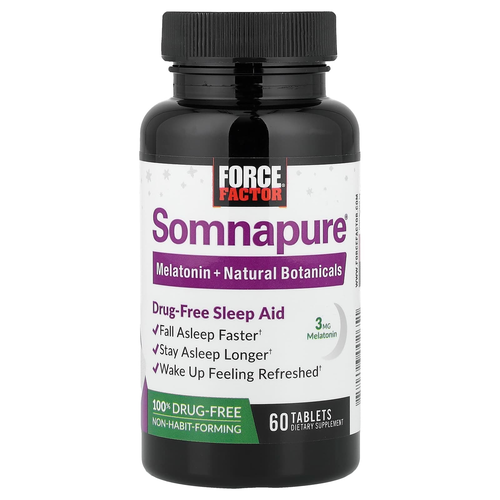 Force Factor, Somnapure®, Drug-Free Sleep Aid, 60 Tablets