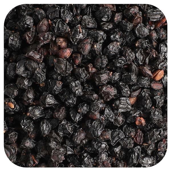 Frontier Co-op, Organic Whole European Elderberries, 16 oz (453 g) photo