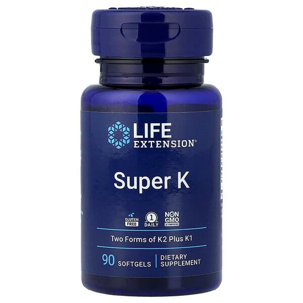 Life Extension, Super K, 90 Softgels photo