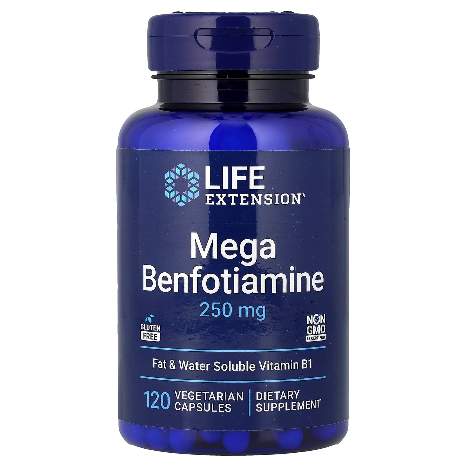 Life Extension, Mega Benfotiamine, 120 Vegetarian Capsules