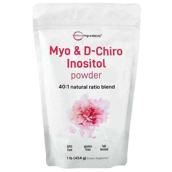 Micro Ingredients, Myo & D-Chiro Inositol Powder, 1 lb (454 g) photo