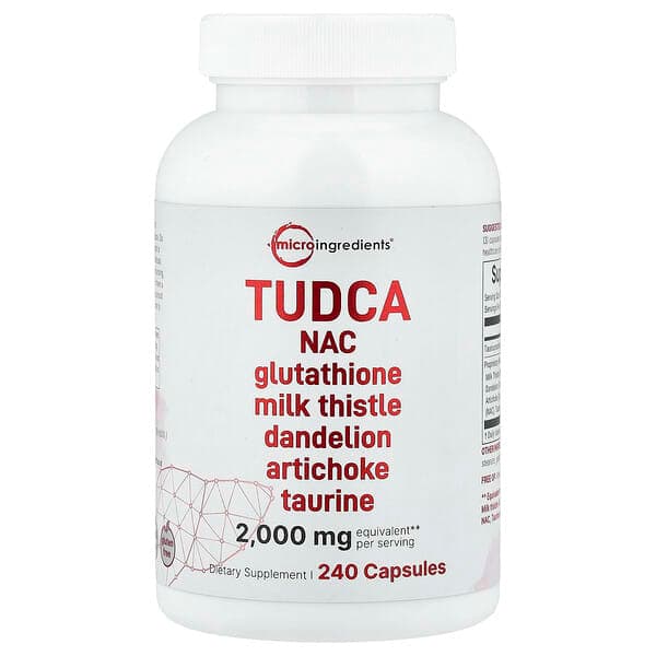 Micro Ingredients, TUDCA, 240 Capsules photo