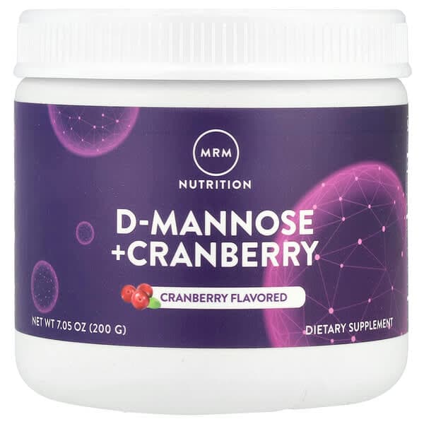 MRM Nutrition, D-Mannose + Cranberry, Cranberry, 7.05 oz (200 g) photo
