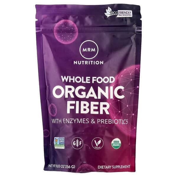 MRM Nutrition, Whole Food, Organic Fiber with Enzymes and Prebiotics, 9.03 oz (256 g) photo