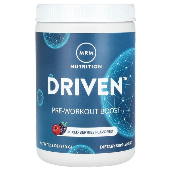 MRM Nutrition, DRIVEN™, Pre-Workout Boost, Mixed Berries, 12.3 oz (350 g) photo