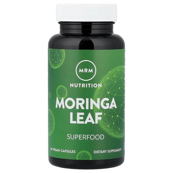 MRM Nutrition, Moringa Leaf, 60 Vegan Capsules (600 mg per Capsule) photo