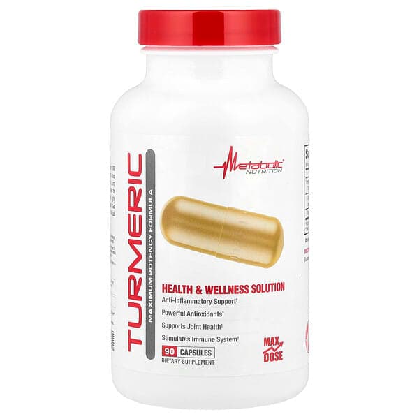 Metabolic Nutrition, Turmeric, 90 Capsules photo