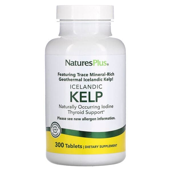 NaturesPlus, Icelandic Kelp, 300 Tablets (150 mg per Tablet) photo