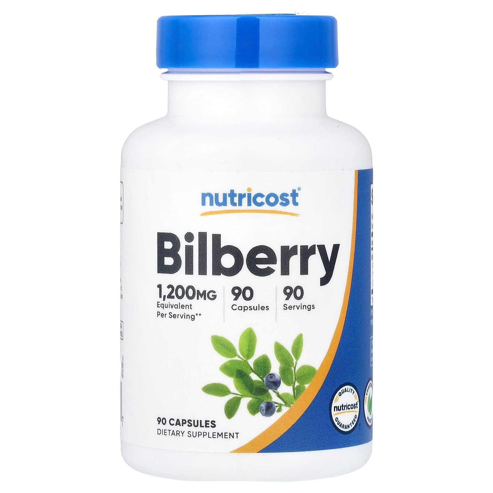 Nutricost, Bilberry, 90 Capsules (300 mg per Capsule)