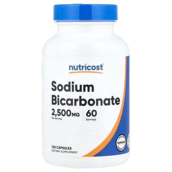 Nutricost, Sodium Bicarbonate, 120 Capsules photo