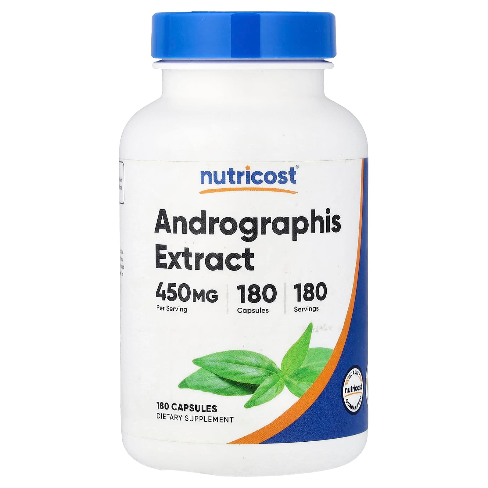 Nutricost, Andrographis Extract, 450 mg, 180 Capsules