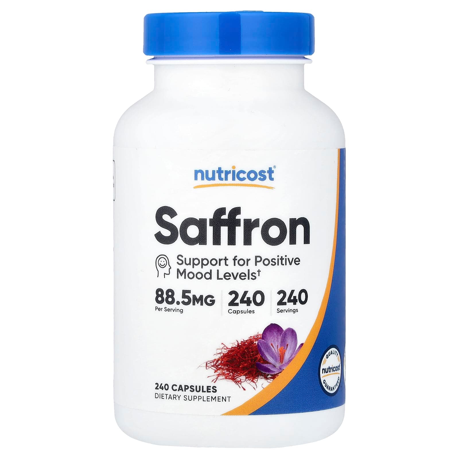 Nutricost, Saffron, 88.5 mg , 240 Capsules