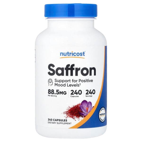 Nutricost, Saffron, 88.5 mg , 240 Capsules photo