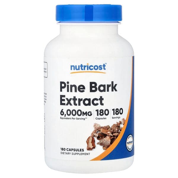 Nutricost, Pine Bark Extract, 180 Capsules (300 mg per Capsule) photo