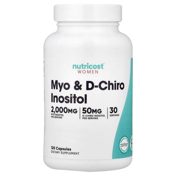 Nutricost, Women, Myo & D-Chiro Inositol, 120 Capsules photo