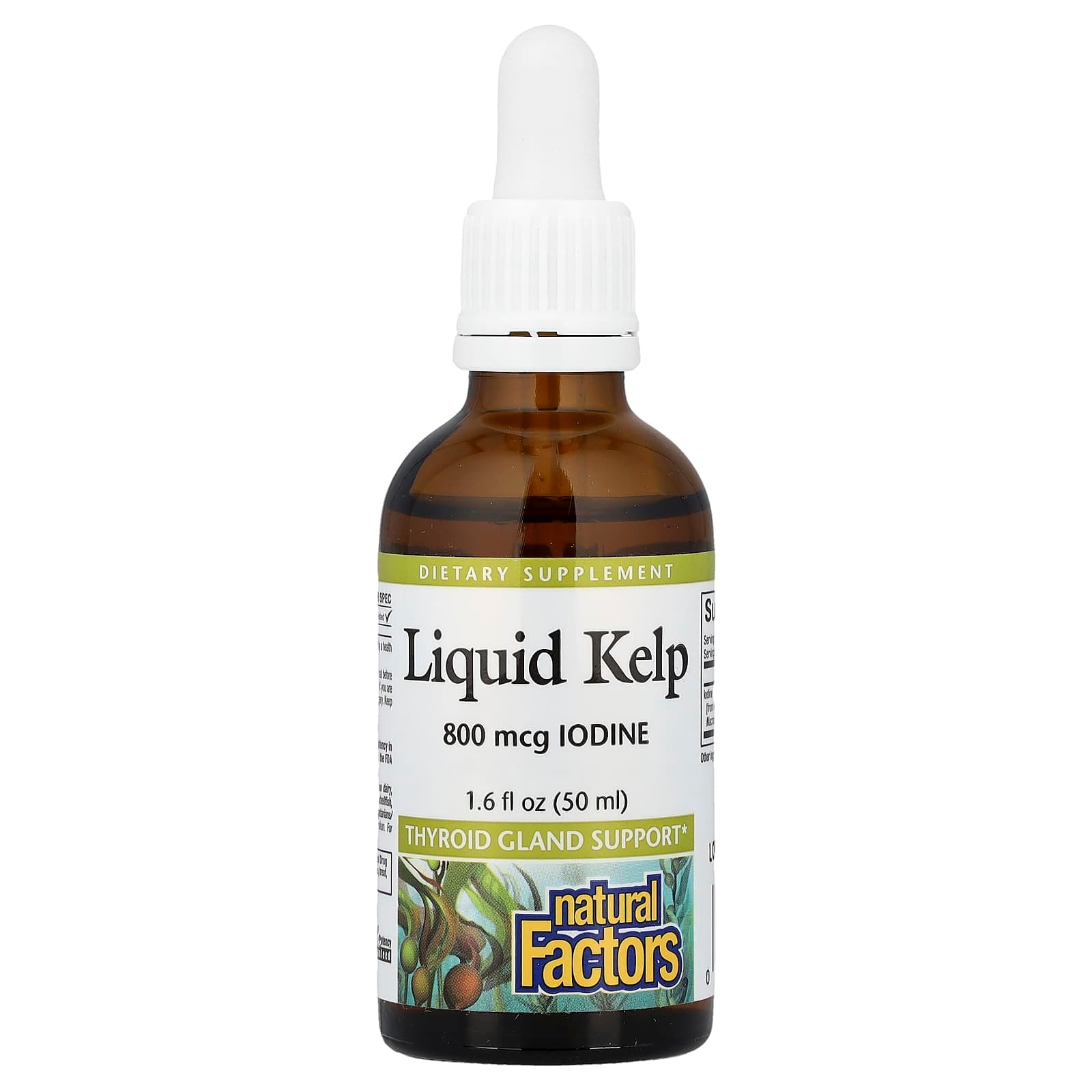 Natural Factors, Liquid Kelp, 1.6 fl oz (50 ml)