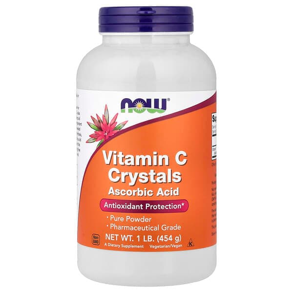 NOW Foods, Vitamin C Crystals, 1 lb (454 g) photo