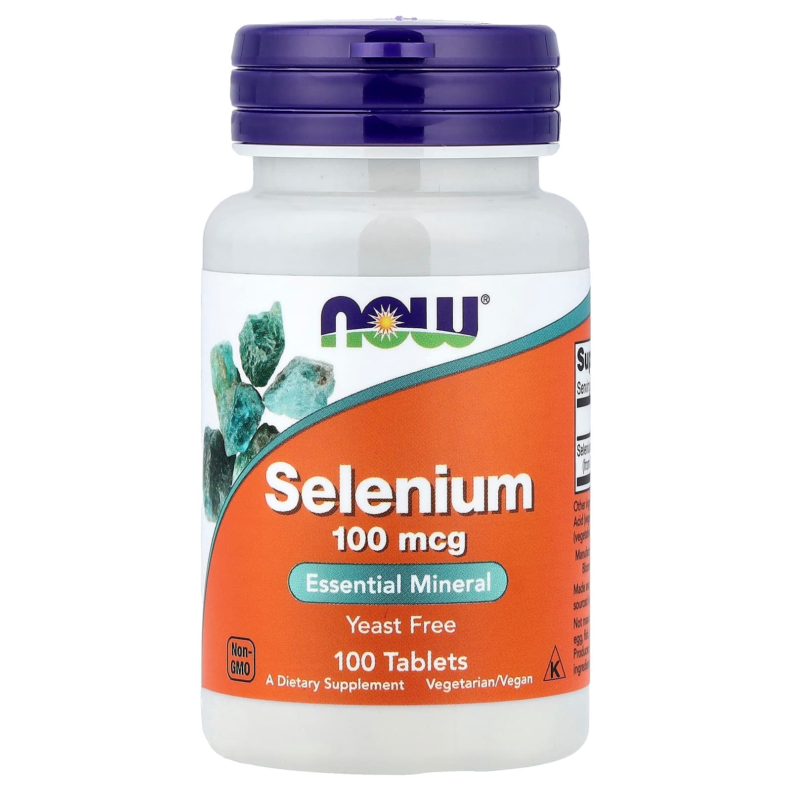 NOW Foods, Selenium, 100 mcg, 100 Tablets