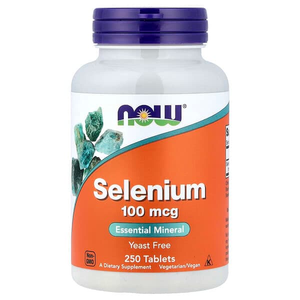 NOW Foods, Selenium, 100 mcg, 250 Tablets photo