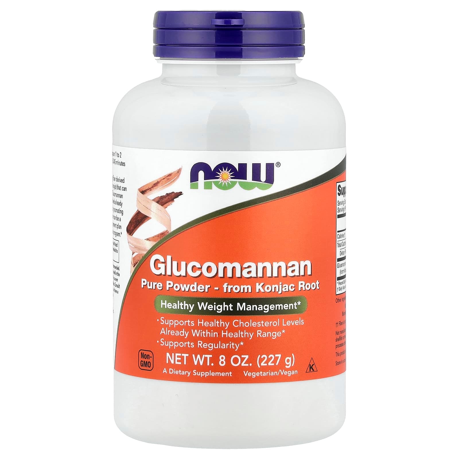 NOW Foods, Glucomannan, Pure Powder, 8 oz (227 g)