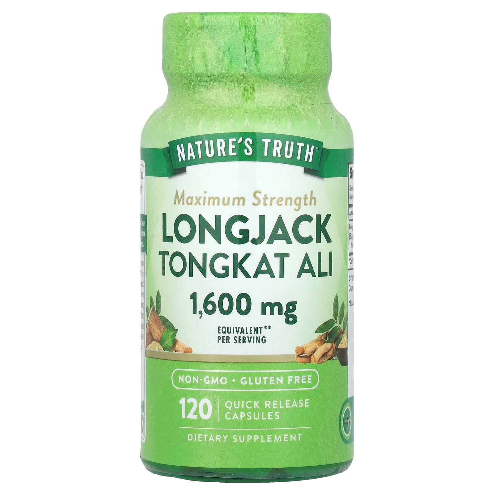 Nature's Truth, Longjack Tongkat Ali, 120 Quick Release Capsules (800 mg per Capsule)