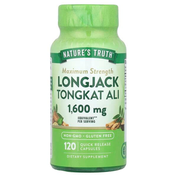 Nature's Truth, Longjack Tongkat Ali, 120 Quick Release Capsules (800 mg per Capsule) photo