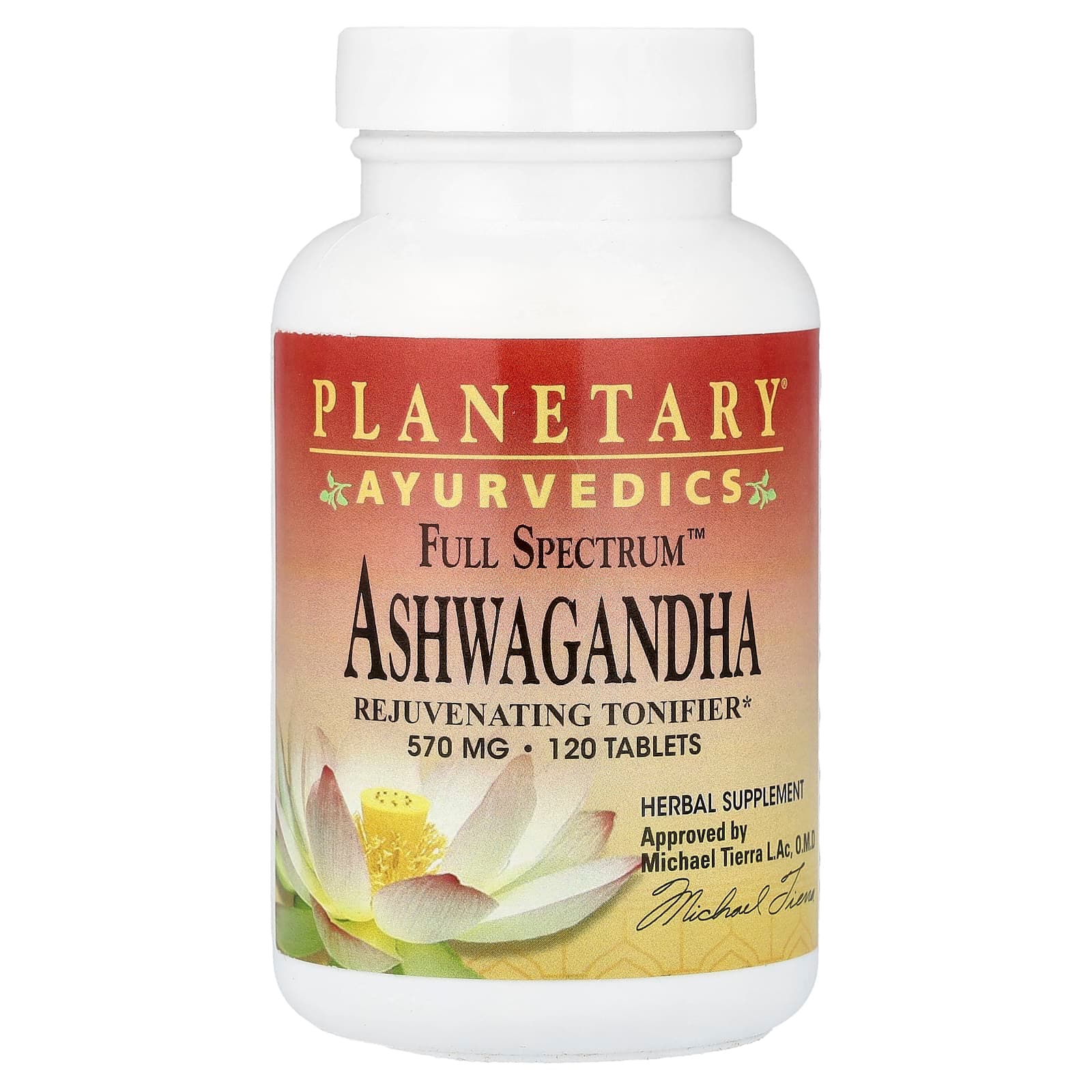 Planetary Herbals, Ayurvedics, Full Spectrum™ Ashwagandha, 570 mg, 120 Tablets (Discontinued Item)