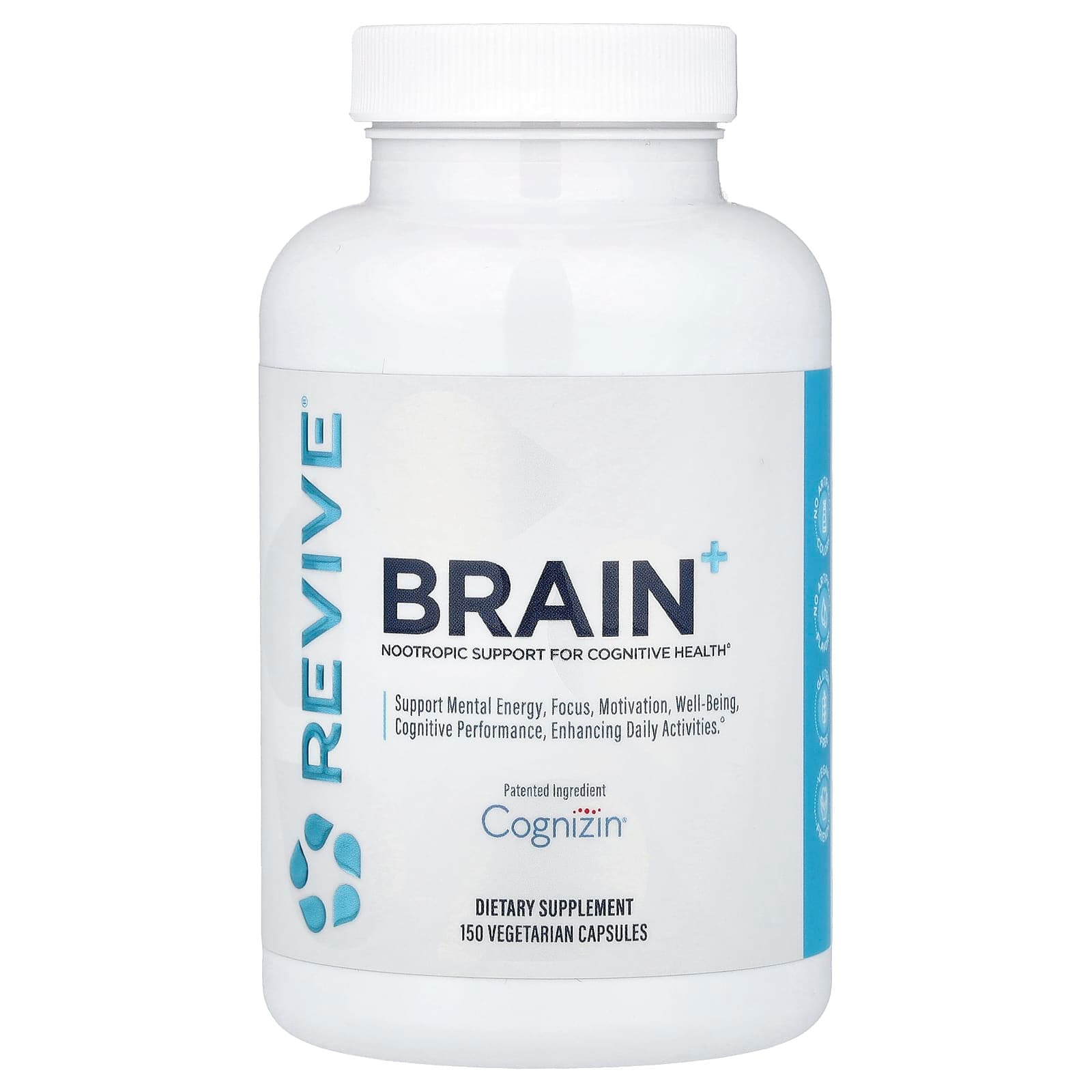 Revive, Brain+, 150 Vegetable Capsules