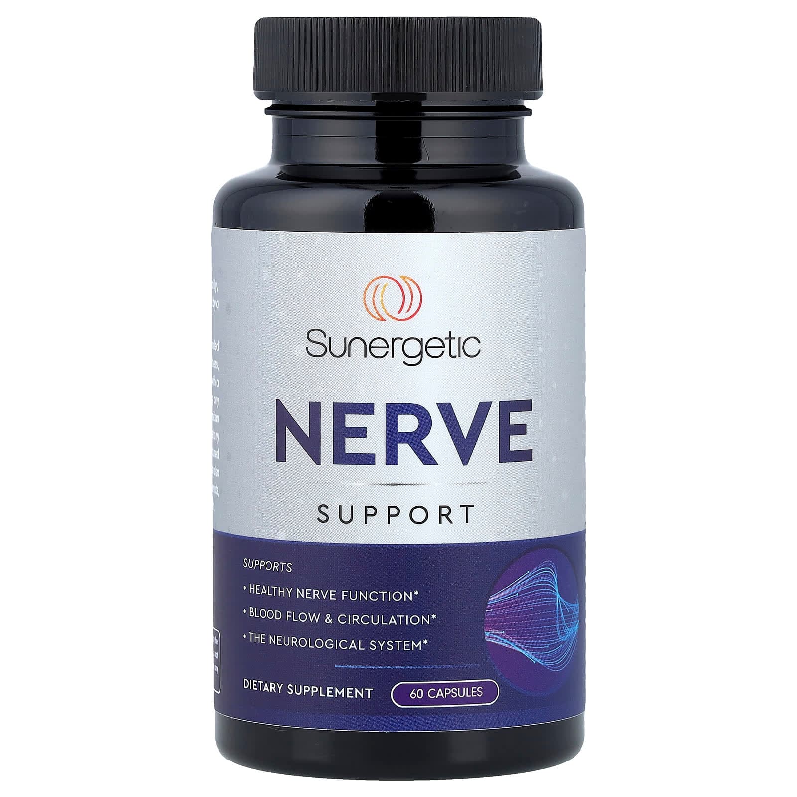 Sunergetic, Nerve Support , 60 Capsules