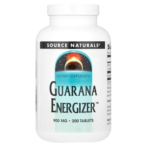 Source Naturals, Guarana Energizer™, 200 Tablets photo