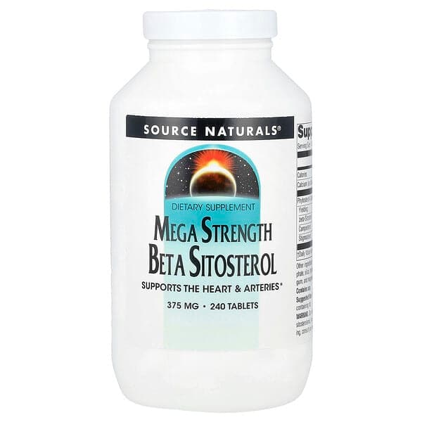 Source Naturals, Mega Strength Beta Sitosterol, 240 Tablets photo