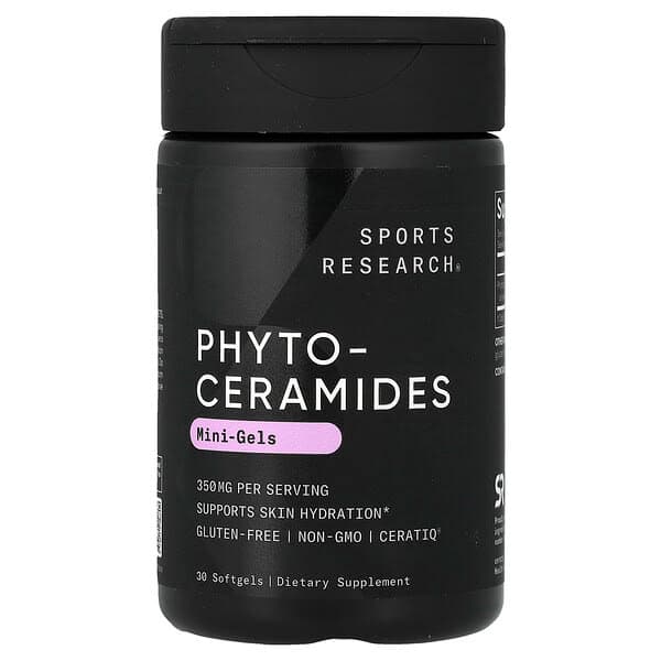 Sports Research, Phytoceramides Mini-Gels, 350 mg, 30 Softgels photo
