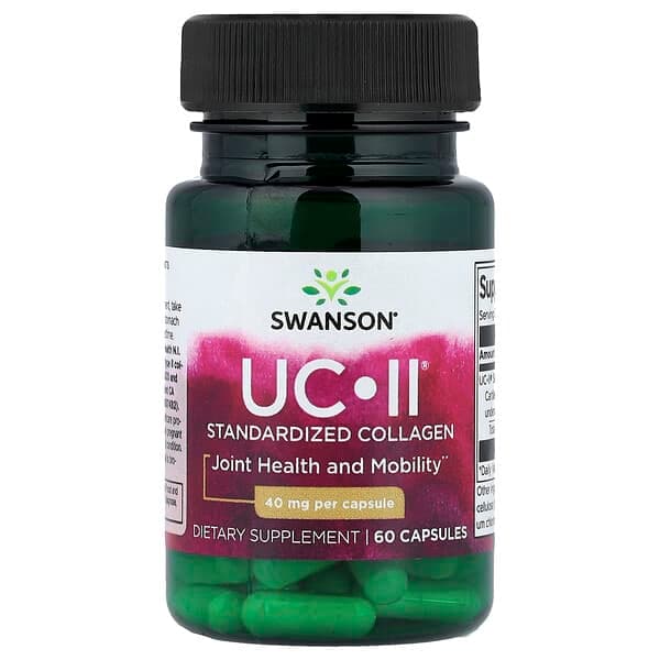 Swanson Vitamins, UC-II® Standardized Collagen, 60 Capsules photo