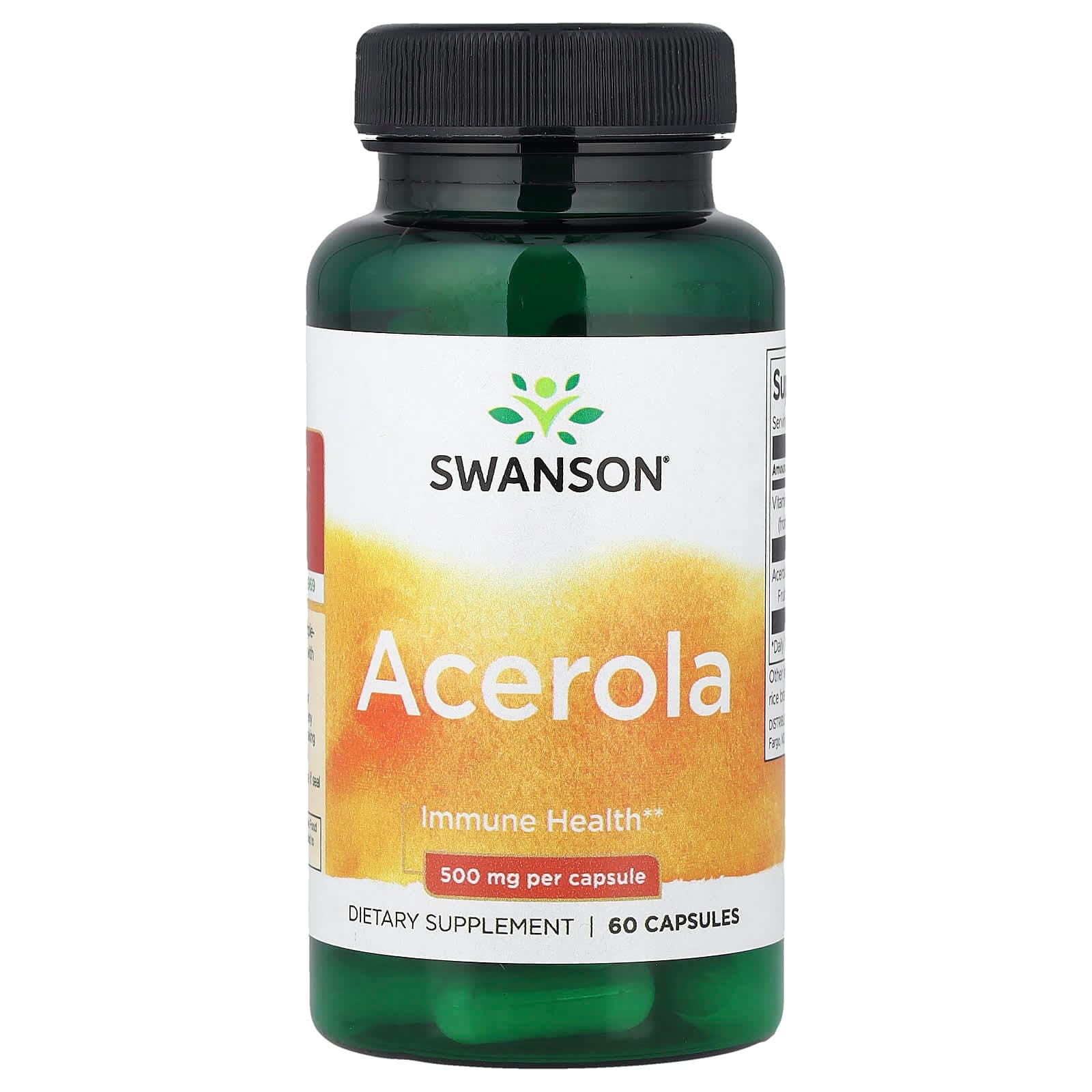 Swanson Vitamins, Acerola, 500 mg, 60 Capsules