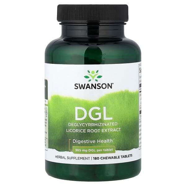 Swanson Vitamins, DGL, 180 Chewable Tablets photo