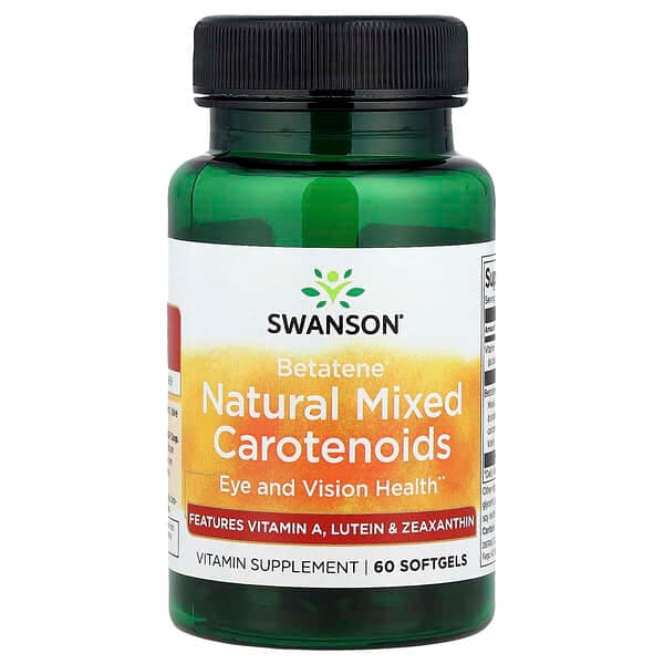 Swanson Vitamins, Betatene® Natural Mixed Carotenoids, 60 Softgels photo