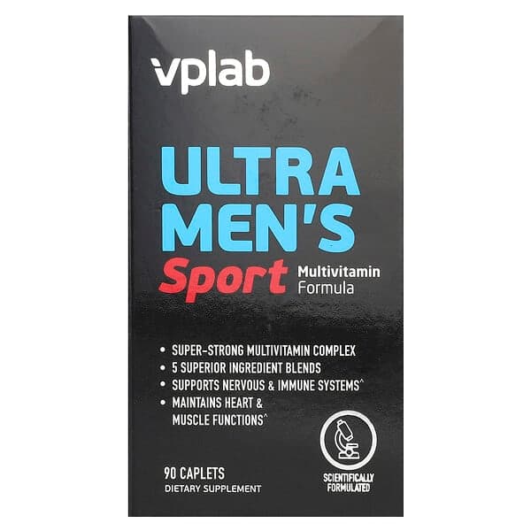VPLab , Ultra Men’s Sport Multivitamin Formula, 90 Caplets photo